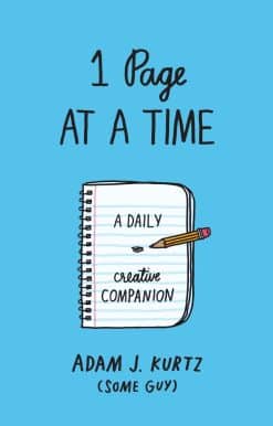 1 Page at a Time (Blue): A Daily Creative Companion