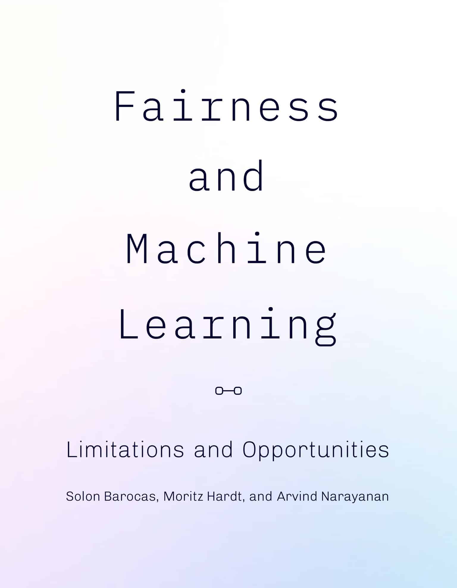 9780262048613 Fairness and Machine Learning: Limitations and Opportunities