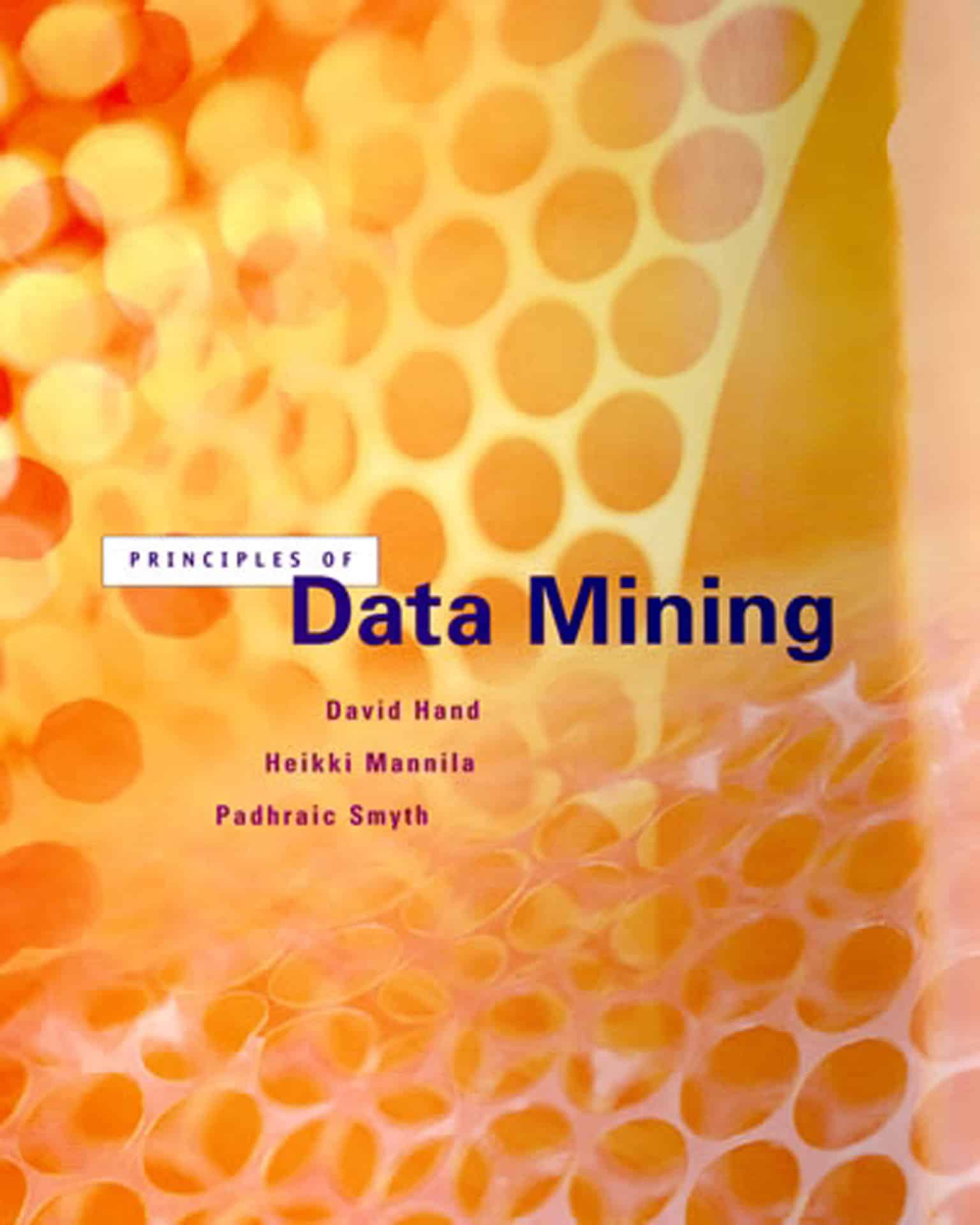 9780262082907 Principles of Data Mining