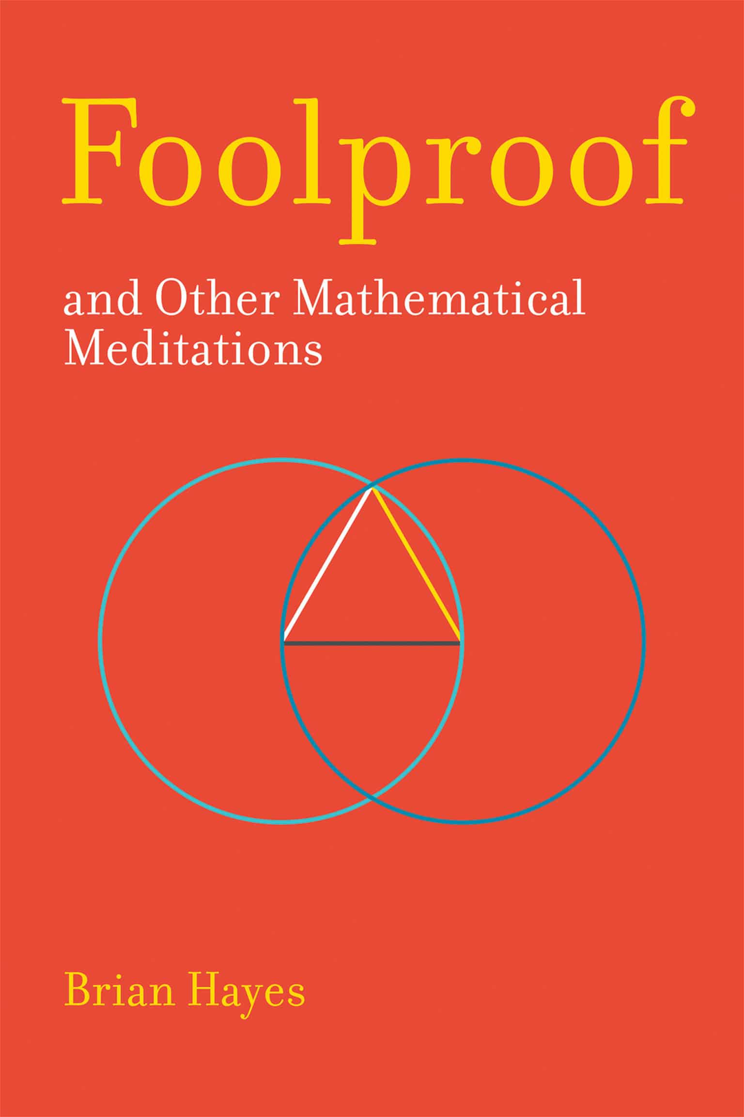 9780262536073 Foolproof, and Other Mathematical Meditations