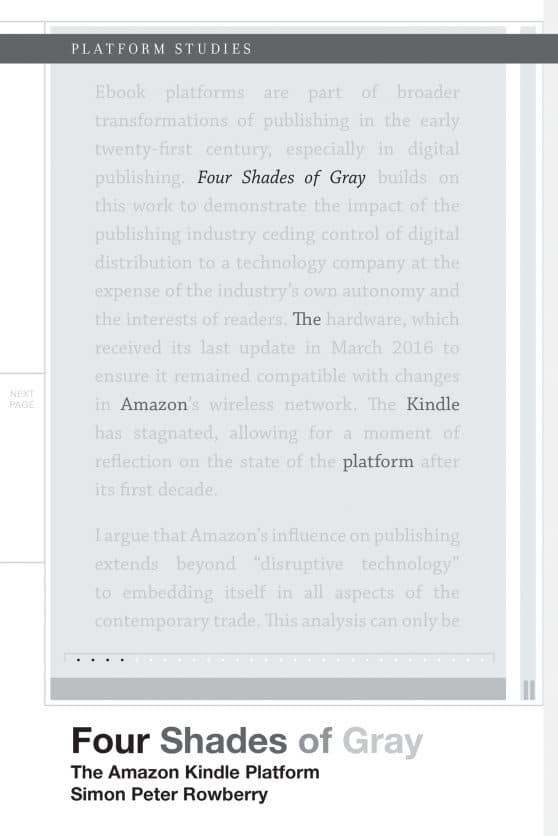The Amazon Kindle Platform: Four Shades of Gray