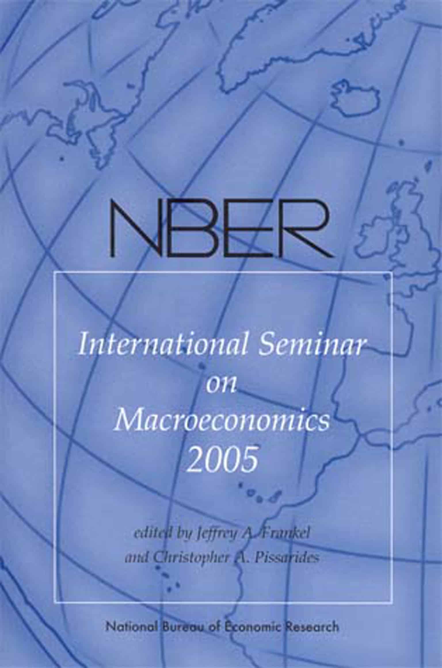 9780262562294 NBER International Seminar on Macroeconomics 2005