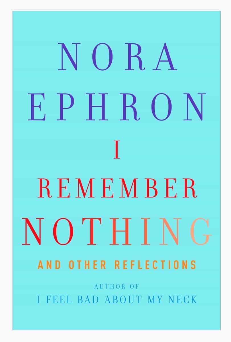 9780307595607 I Remember Nothing: and Other Reflections