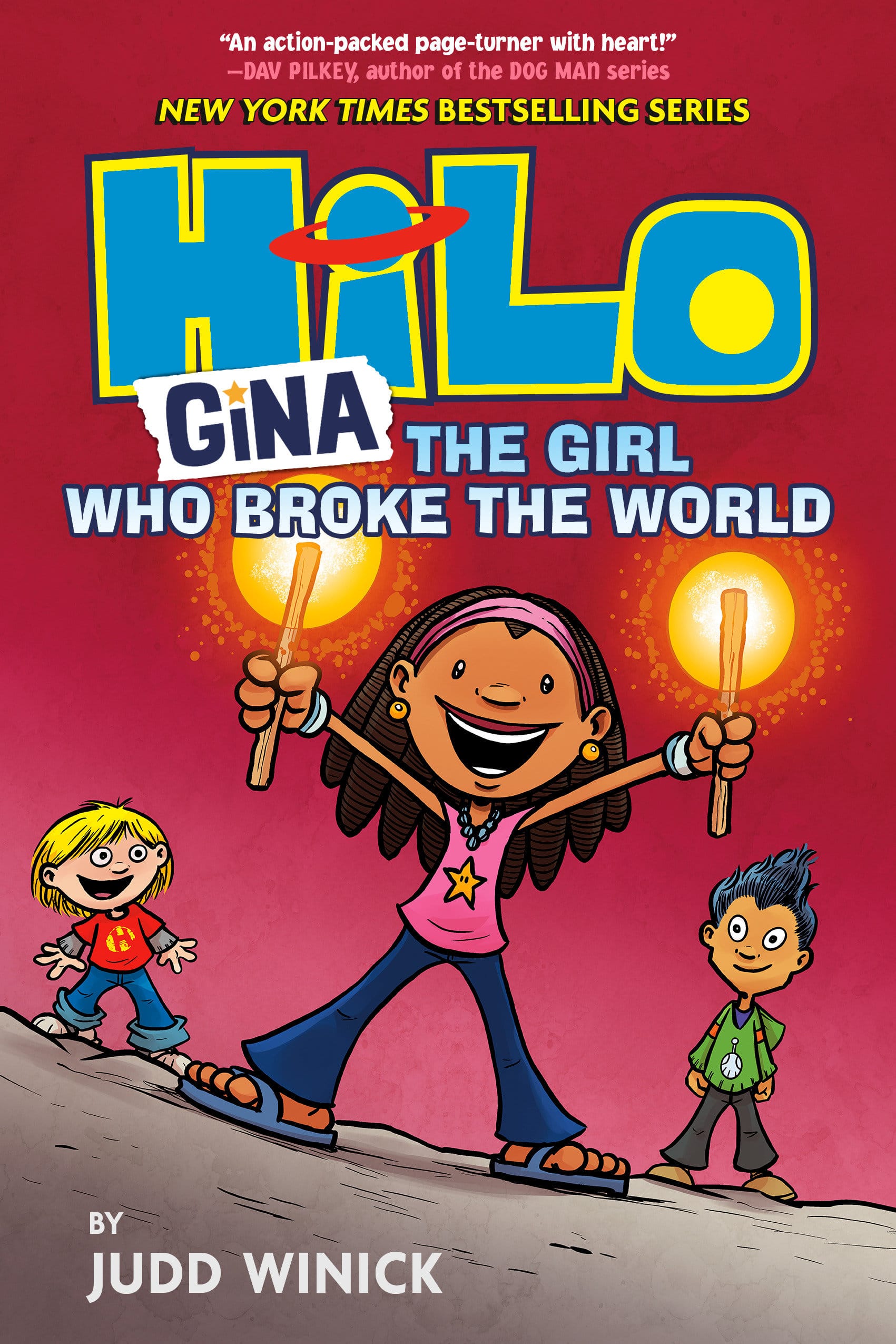 9780525644101 Hilo Book 7: Gina---The Girl Who Broke the World: (A Graphic Novel)
