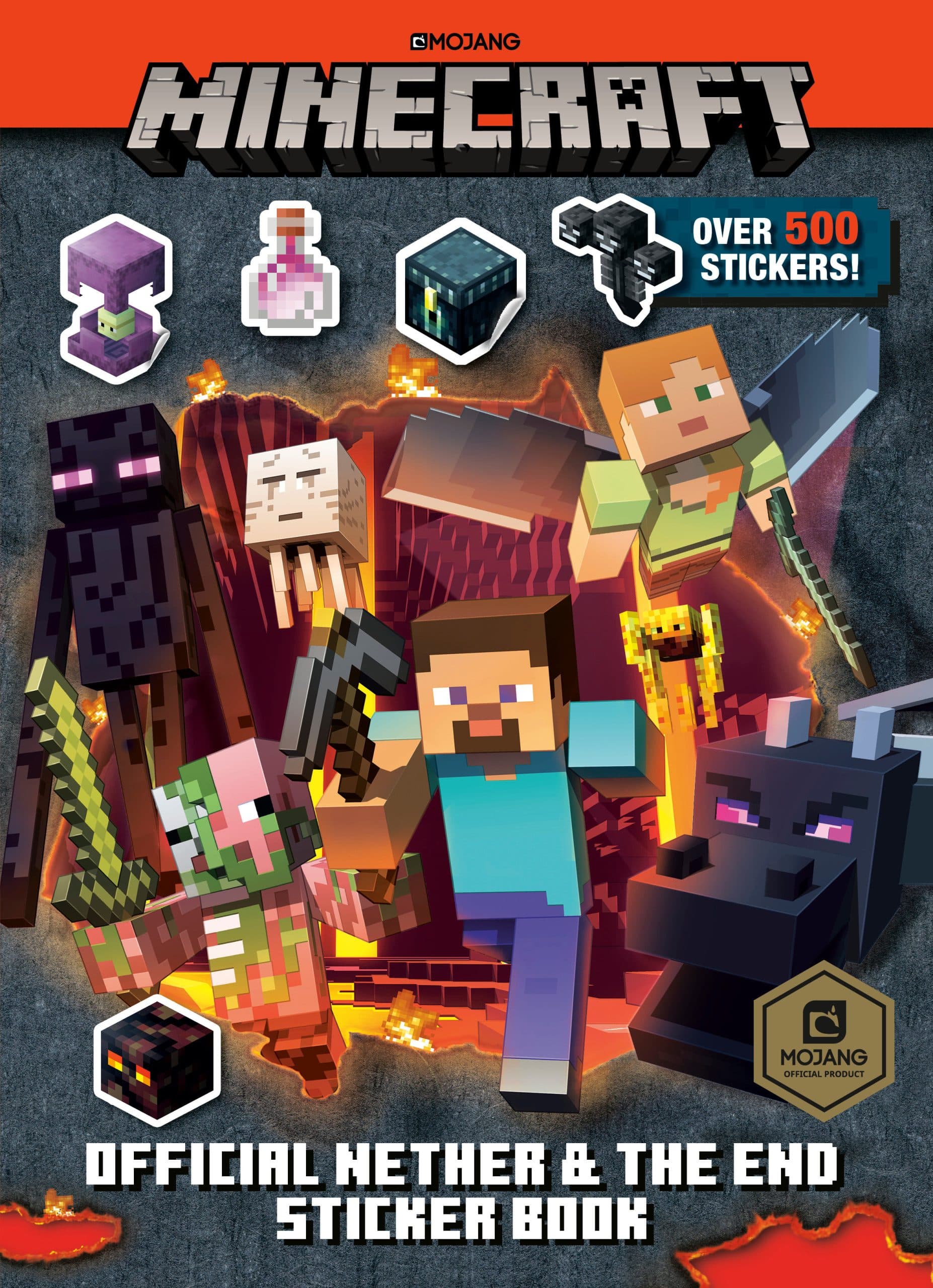 9780593124697 Minecraft Official the Nether and the End Sticker Book (Minecraft)