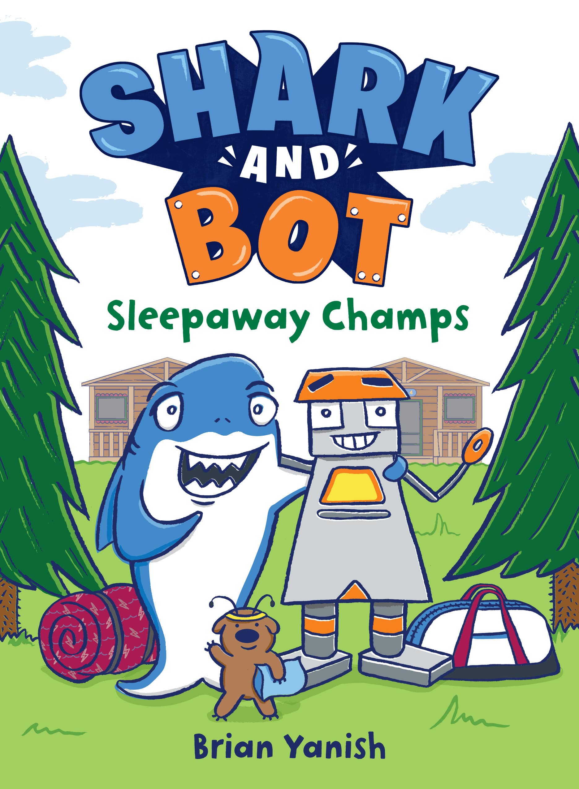 9780593173398 Shark and Bot #2: Sleepaway Champs: (A Graphic Novel)