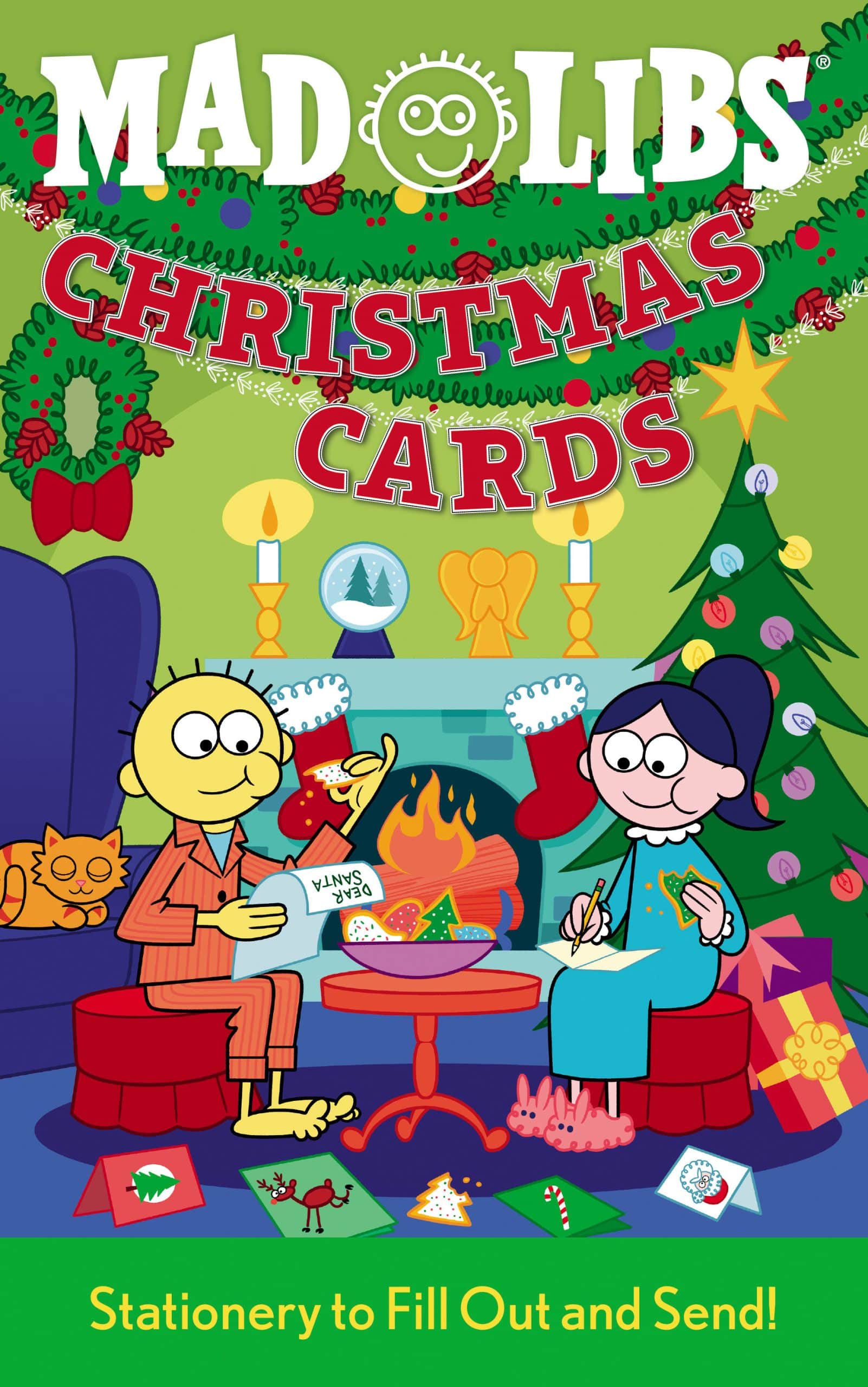 9780593222096 Christmas Cards Mad Libs: Fun Cards to Fill Out and Send