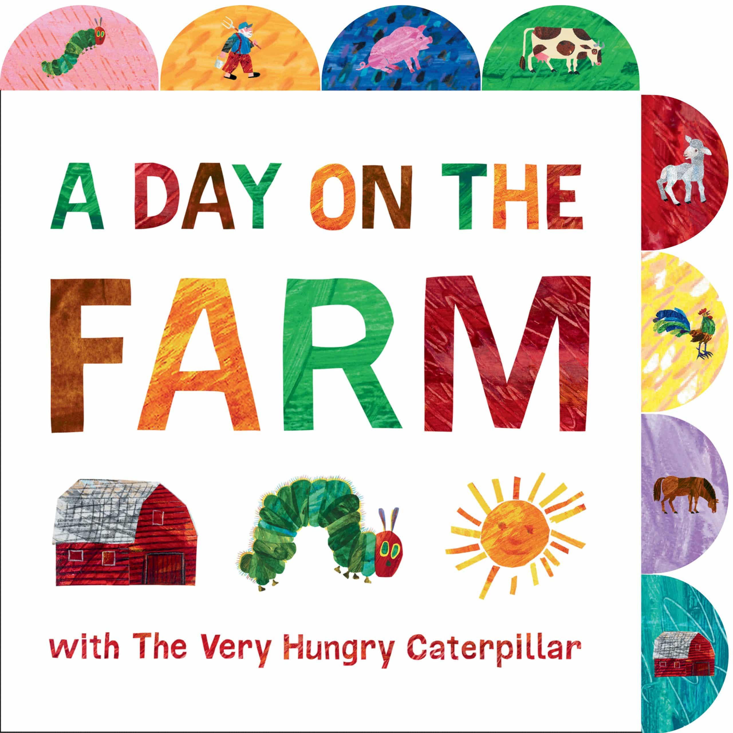 9780593223932 A Day on the Farm with The Very Hungry Caterpillar: A Tabbed Board Book