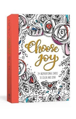 Choose Joy Postcard Book: 24 Inspirational Cards to Color and Send