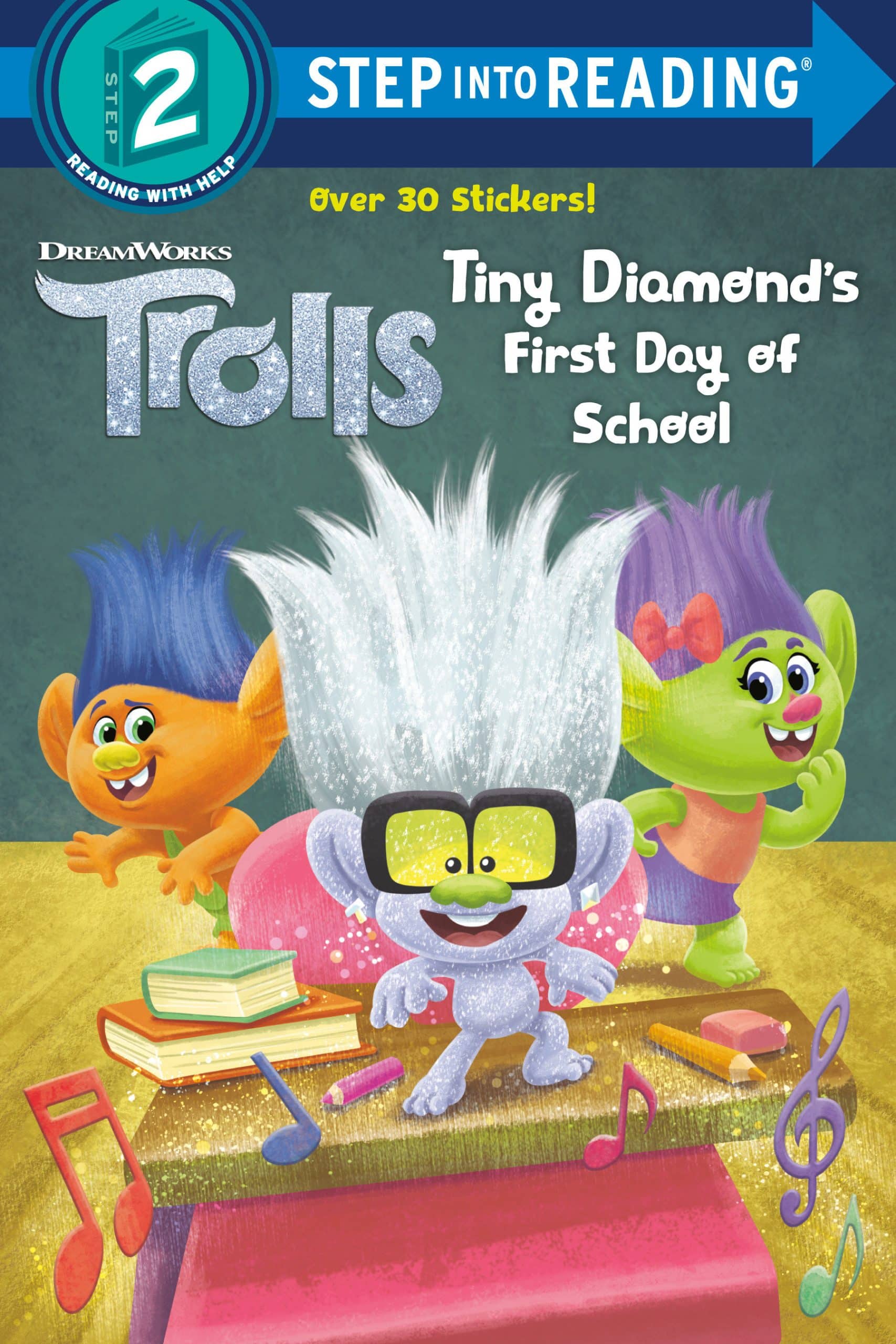 9780593373439 Tiny Diamond's First Day of School (DreamWorks Trolls)