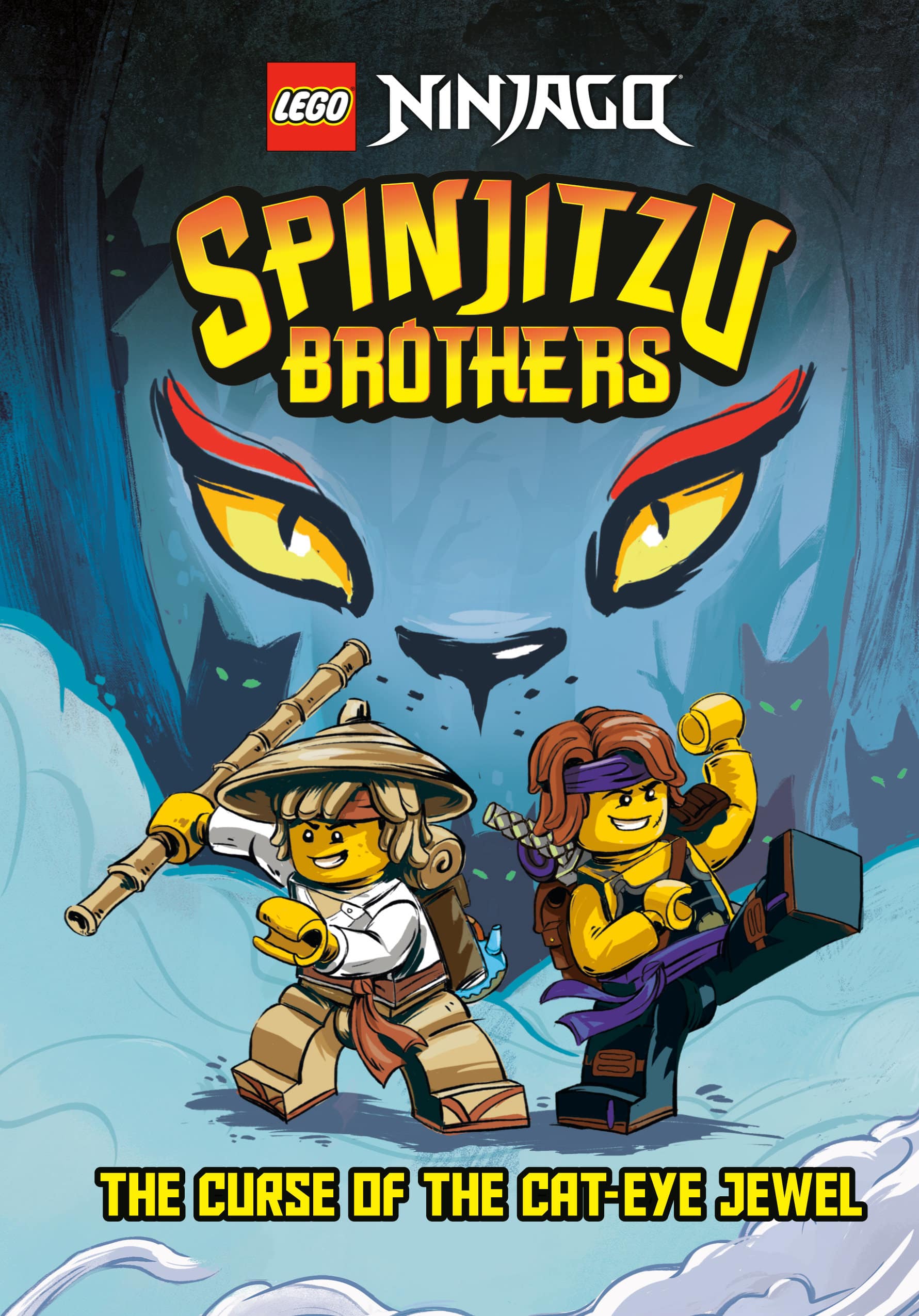9780593381403 Spinjitzu Brothers #1: The Curse of the Cat-Eye Jewel (LEGO Ninjago)