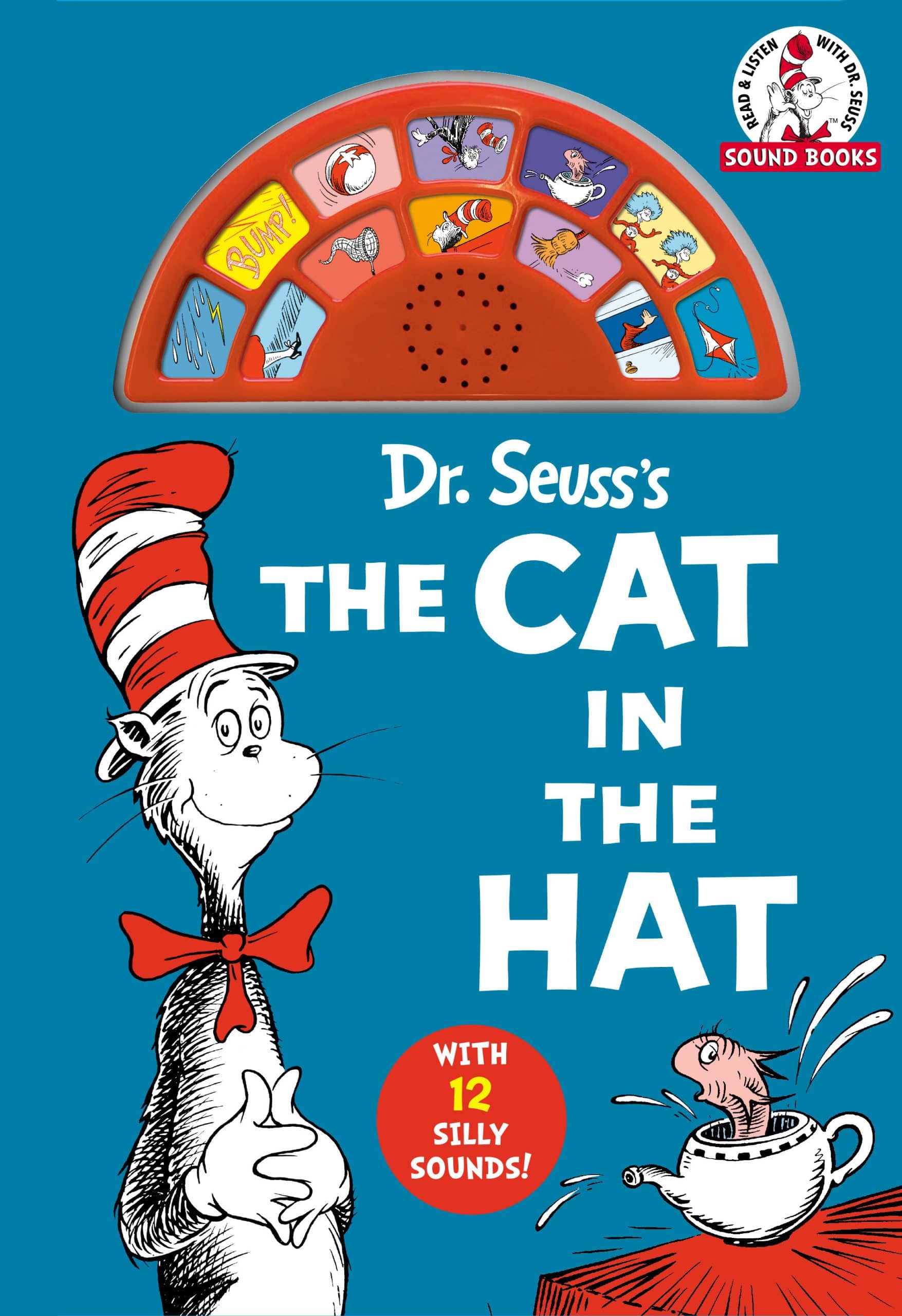 9780593434277 Dr. Seuss's The Cat in the Hat with 12 Silly Sounds!: An Interactive Read and Listen Book