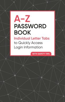 Individual Letter Tabs to Quickly Access Login Information: A-Z Password Book