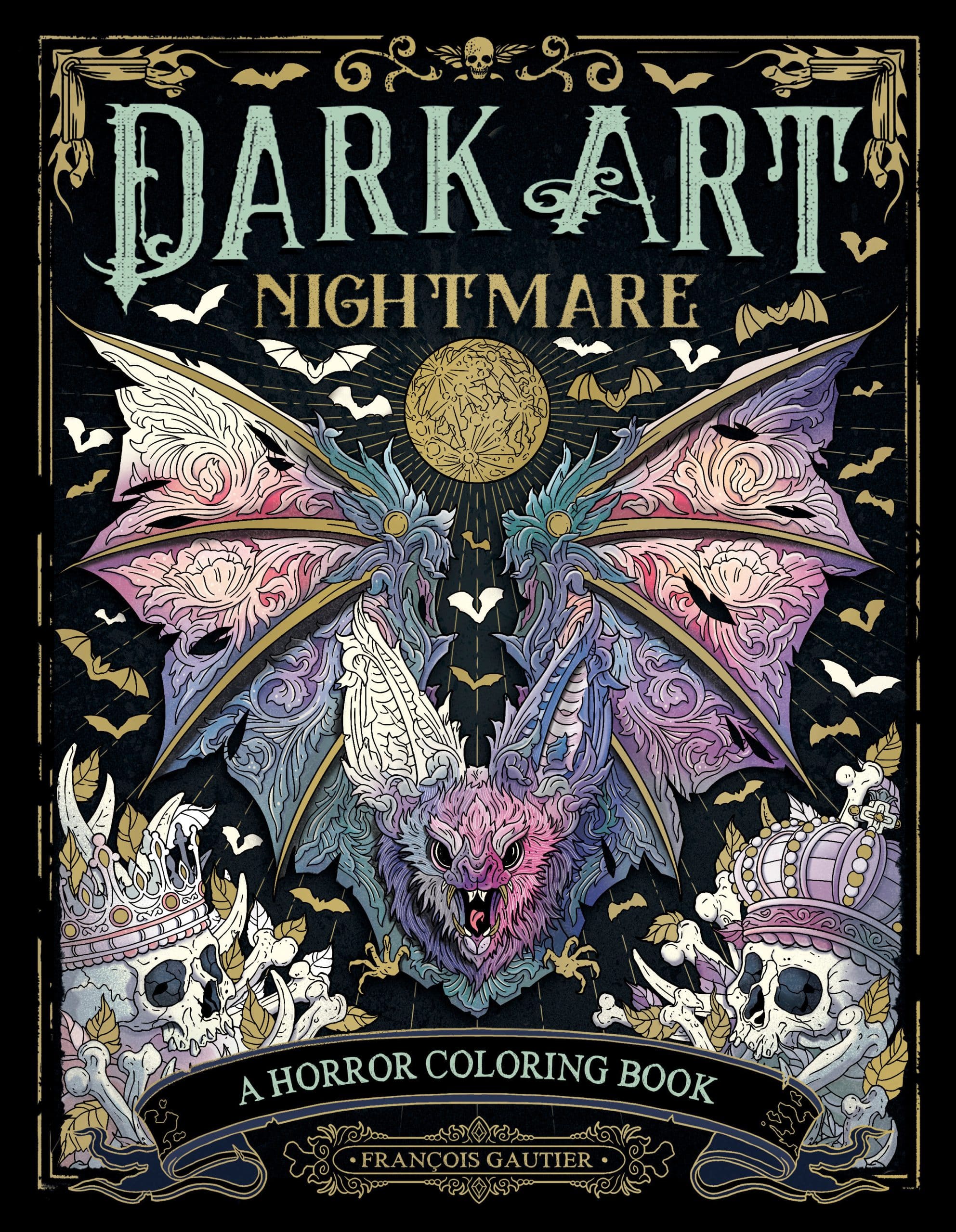 9780593474198 A Horror Coloring Book: Dark Art Nightmare