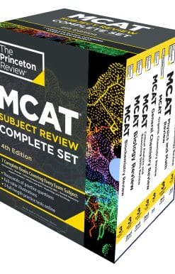 Princeton Review MCAT Subject Review Complete Box Set, 4th Edition: 7 Complete Books + 3 Online Practice Tests