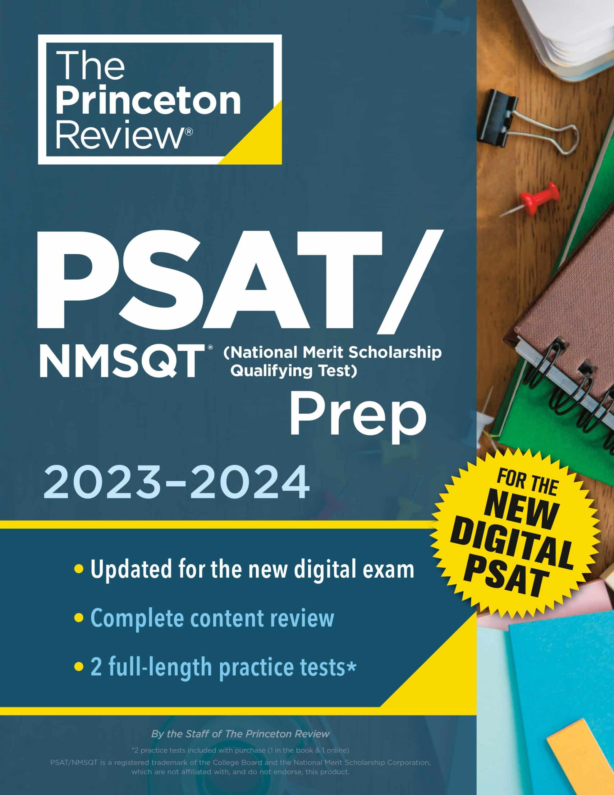 2 Practice Tests + Review + Online Tools for the NEW Digital PSAT: Princeton Review PSAT/NMSQT Prep, 2023-2024