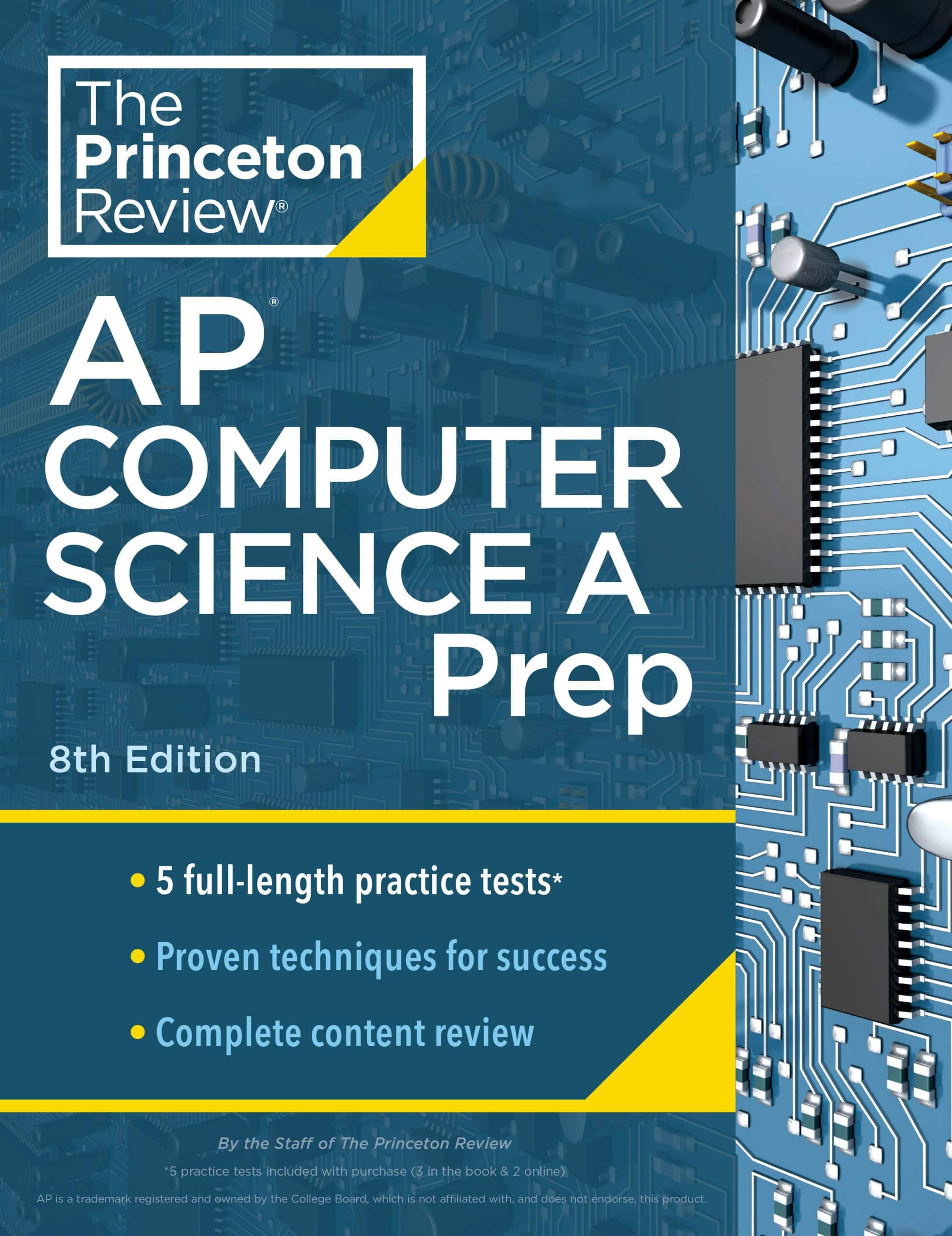 9780593517055 Princeton Review AP Computer Science A Prep, 8th Edition: 5 Practice Tests + Complete Content Review + Strategies & Techniques