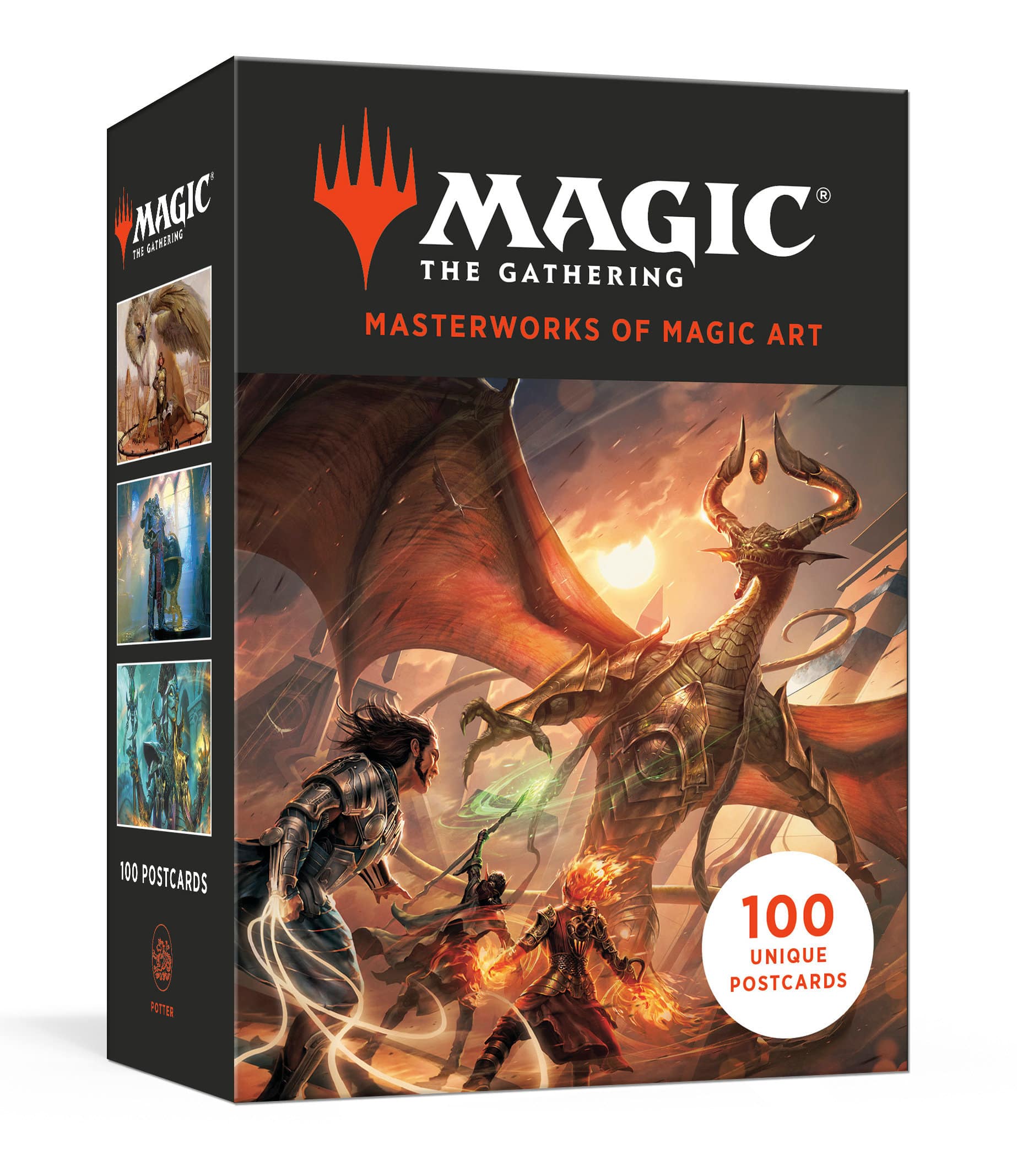 9780593577721 Magic: The Gathering Postcard Set: Masterworks of Magic Art: Postcards