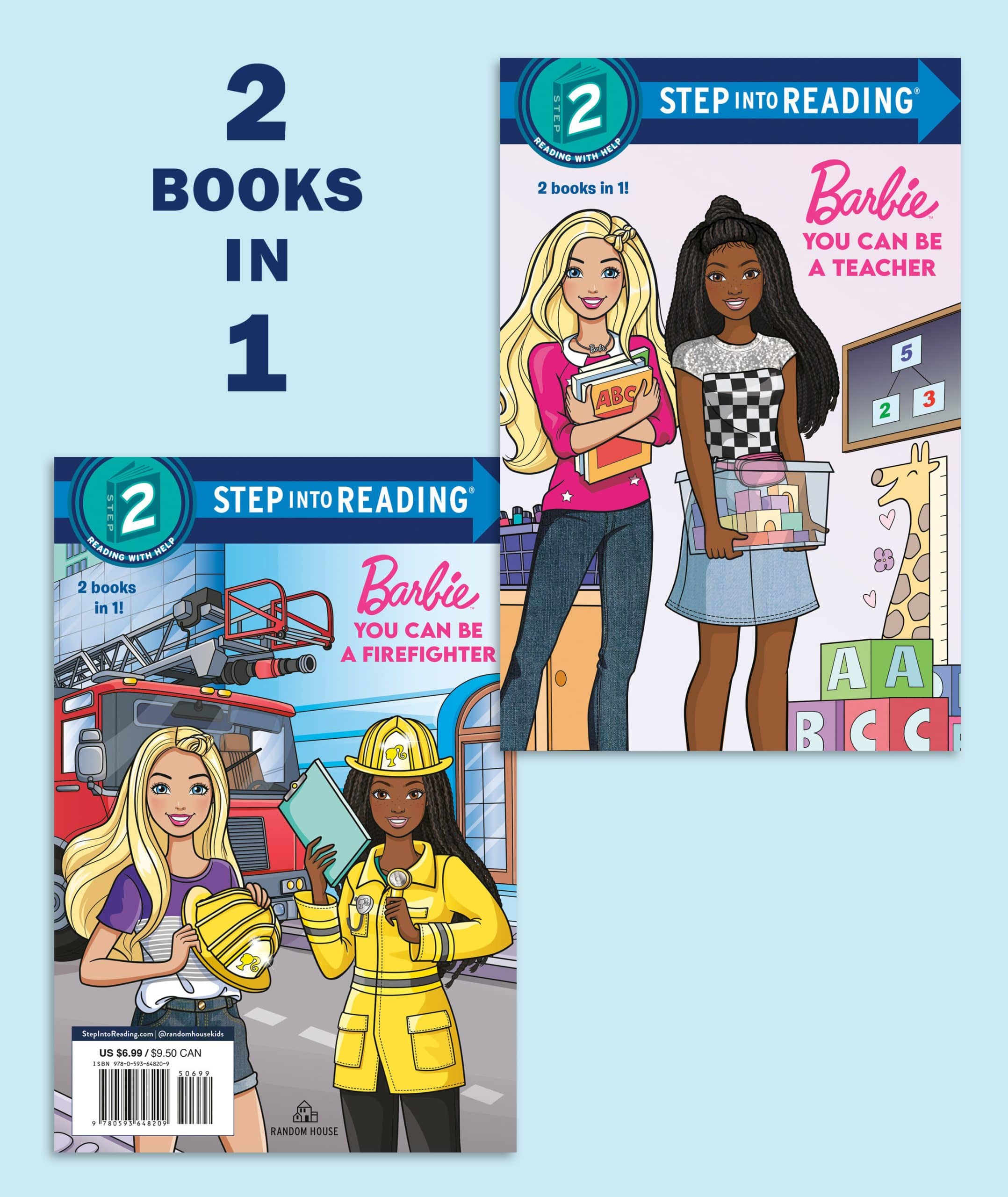 9780593648209 You Can Be a Teacher/You Can Be a Firefighter (Barbie)