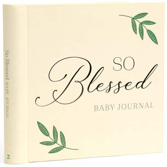 A Christian Baby Memory Book and Keepsake for Baby's First Year: So Blessed Baby Journal