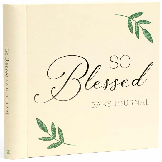 A Christian Baby Memory Book and Keepsake for Baby's First Year: So Blessed Baby Journal