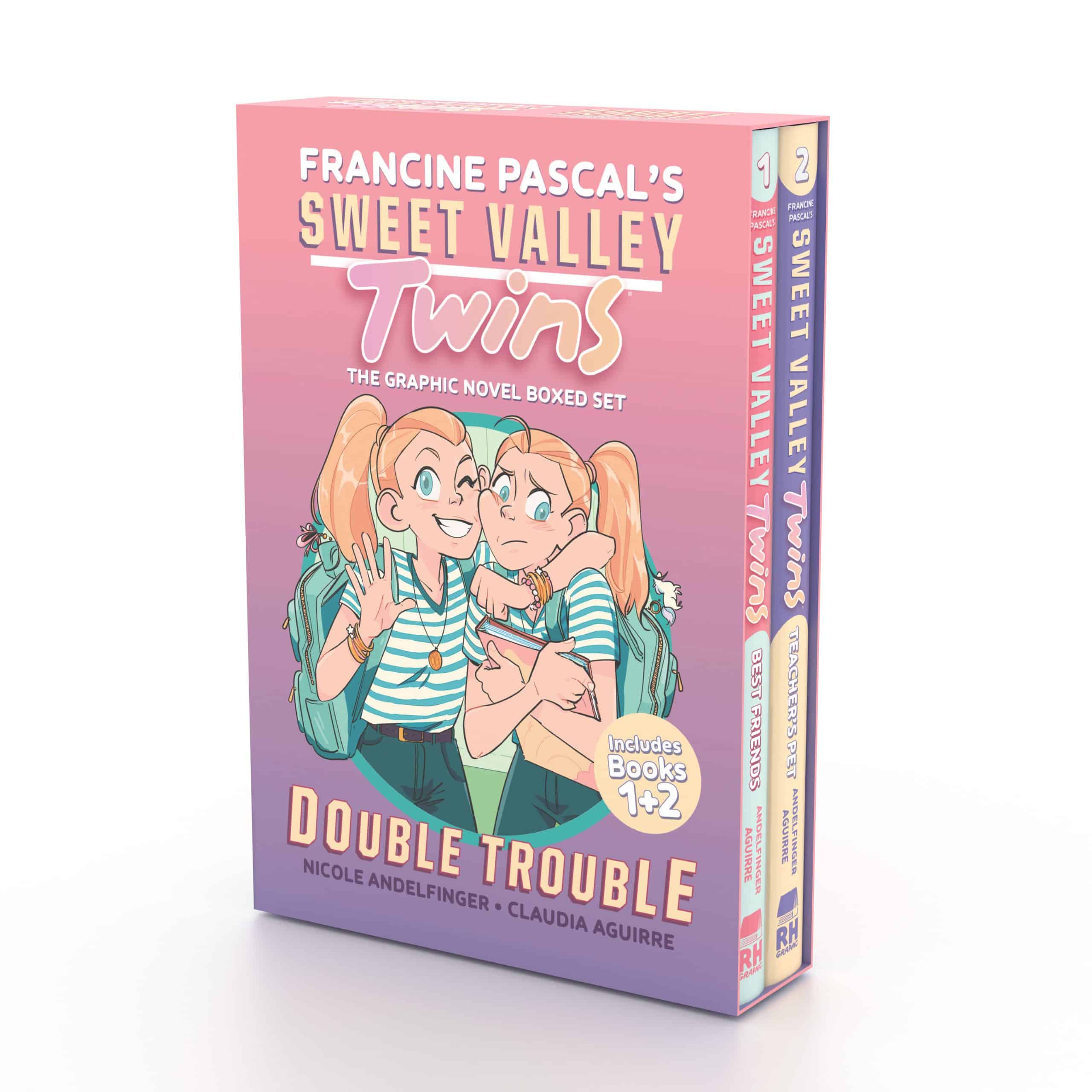 9780593705506 Sweet Valley Twins: Double Trouble Boxed Set: Best Friends, Teacher's Pet (A Graphic Novel Boxed Set)