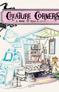 A Book to Trace and Color: Creature Corners