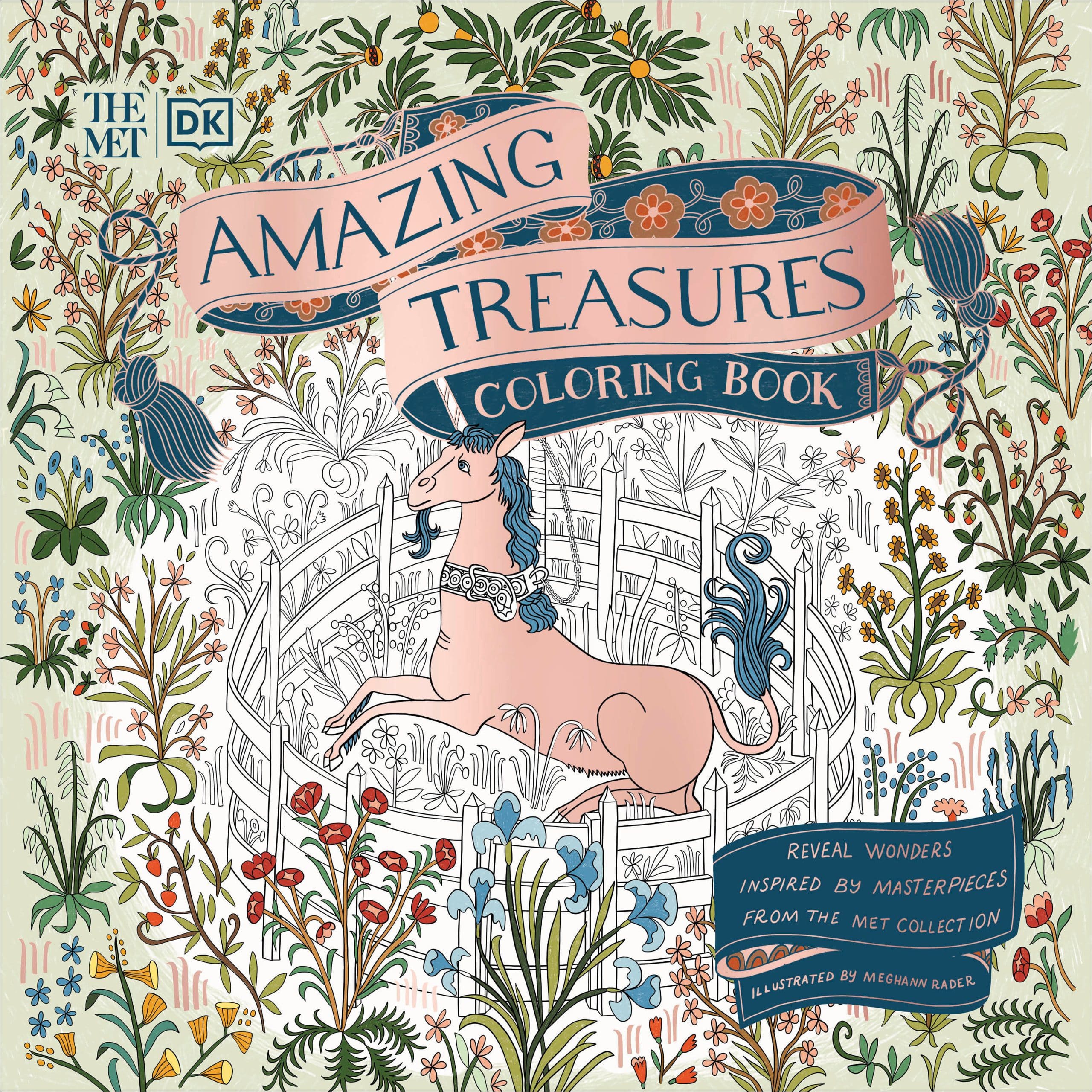 Reveal Wonders Inspired by Masterpieces from The Met Collection: The Met Amazing Treasures Coloring Book