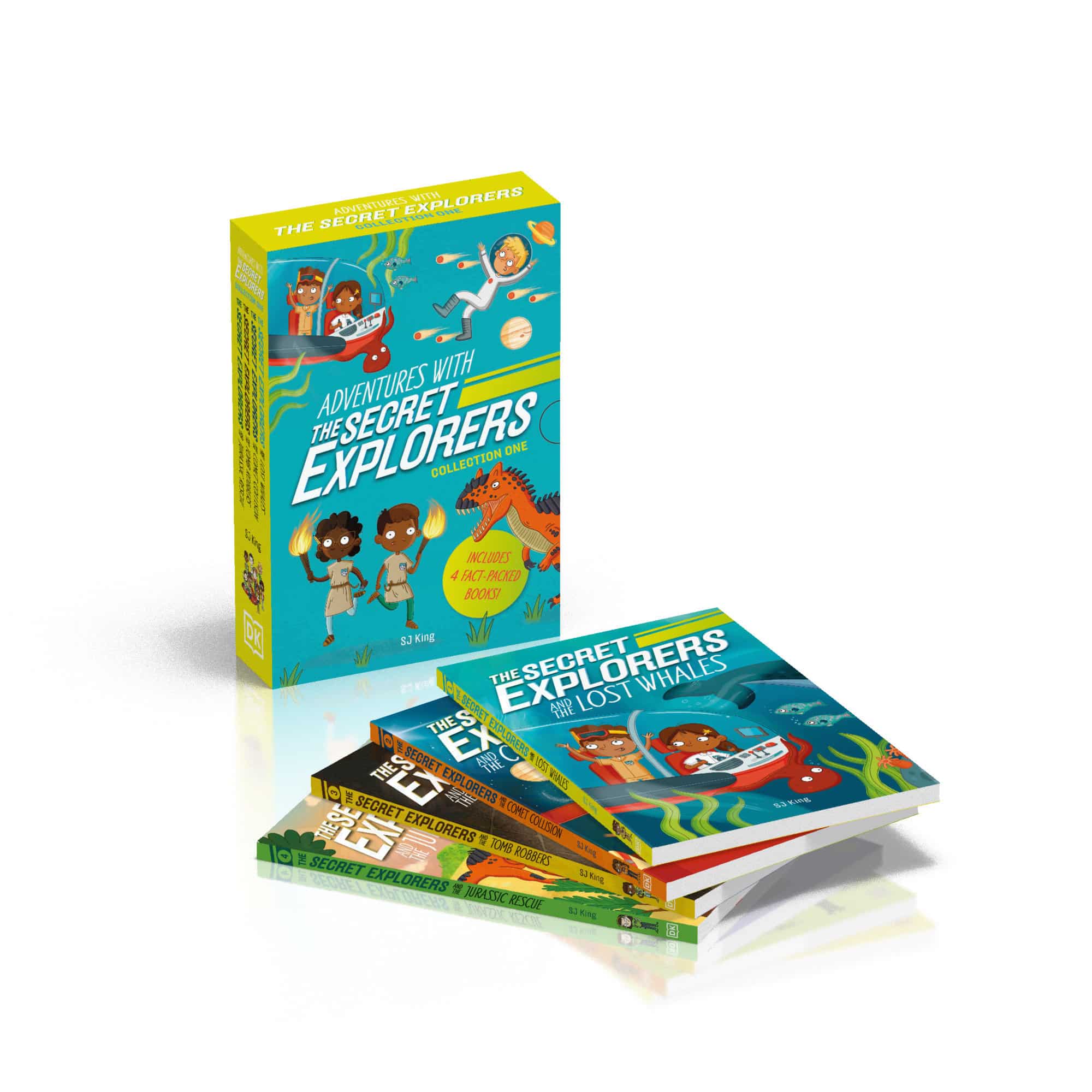 9780744070828 Adventures with The Secret Explorers: Collection One: 4-Book Box Set of Educational Fiction Chapter Books Books