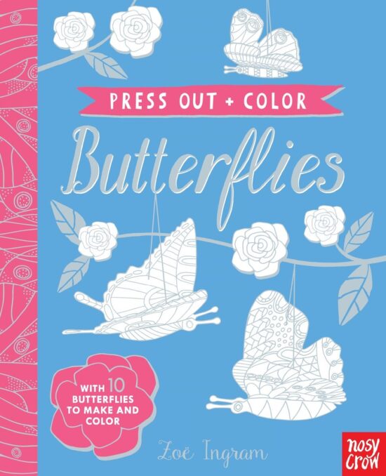 Press Out and Color: Butterflies: