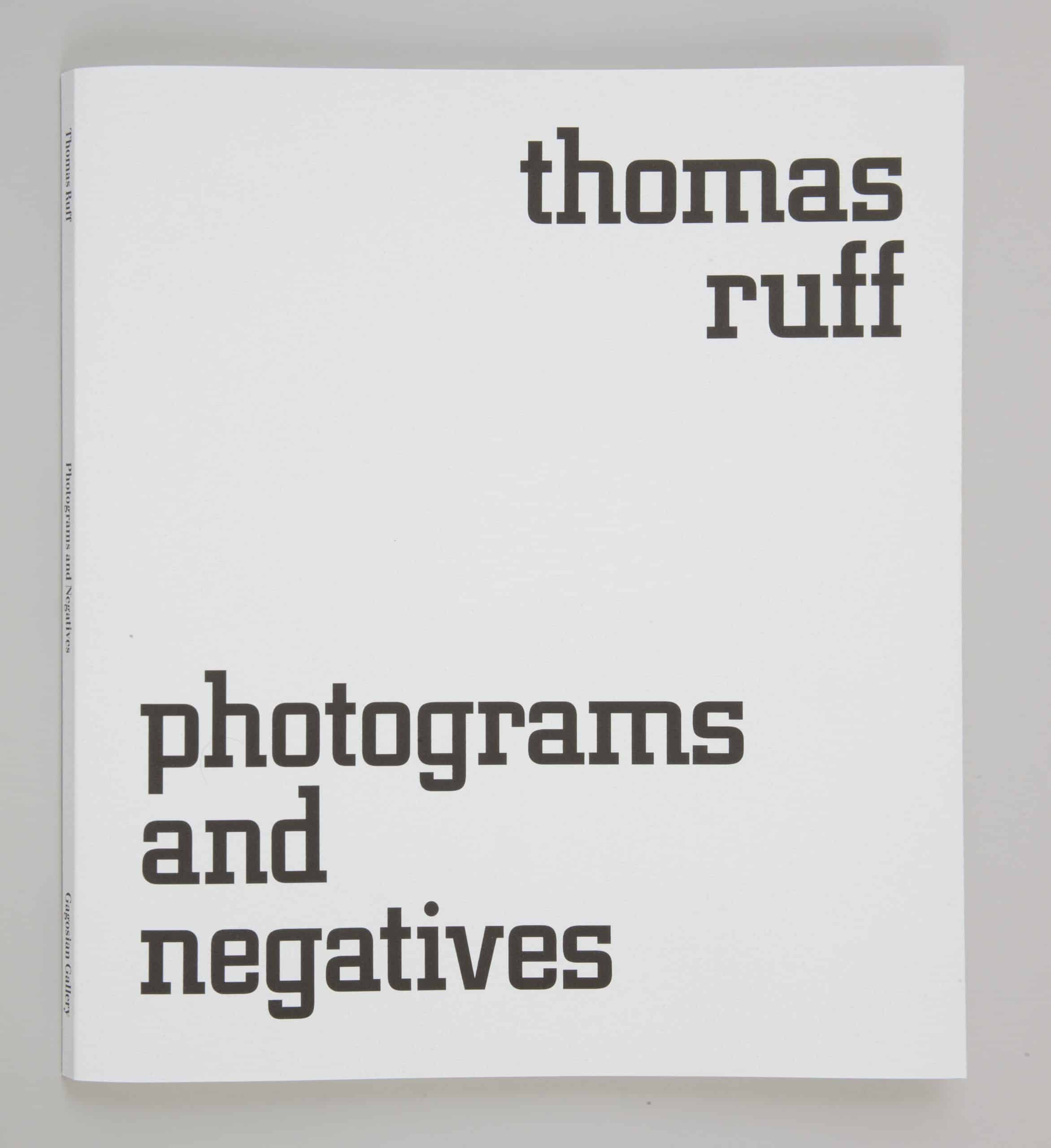 9780847845682 Thomas Ruff: Photograms and Negatives