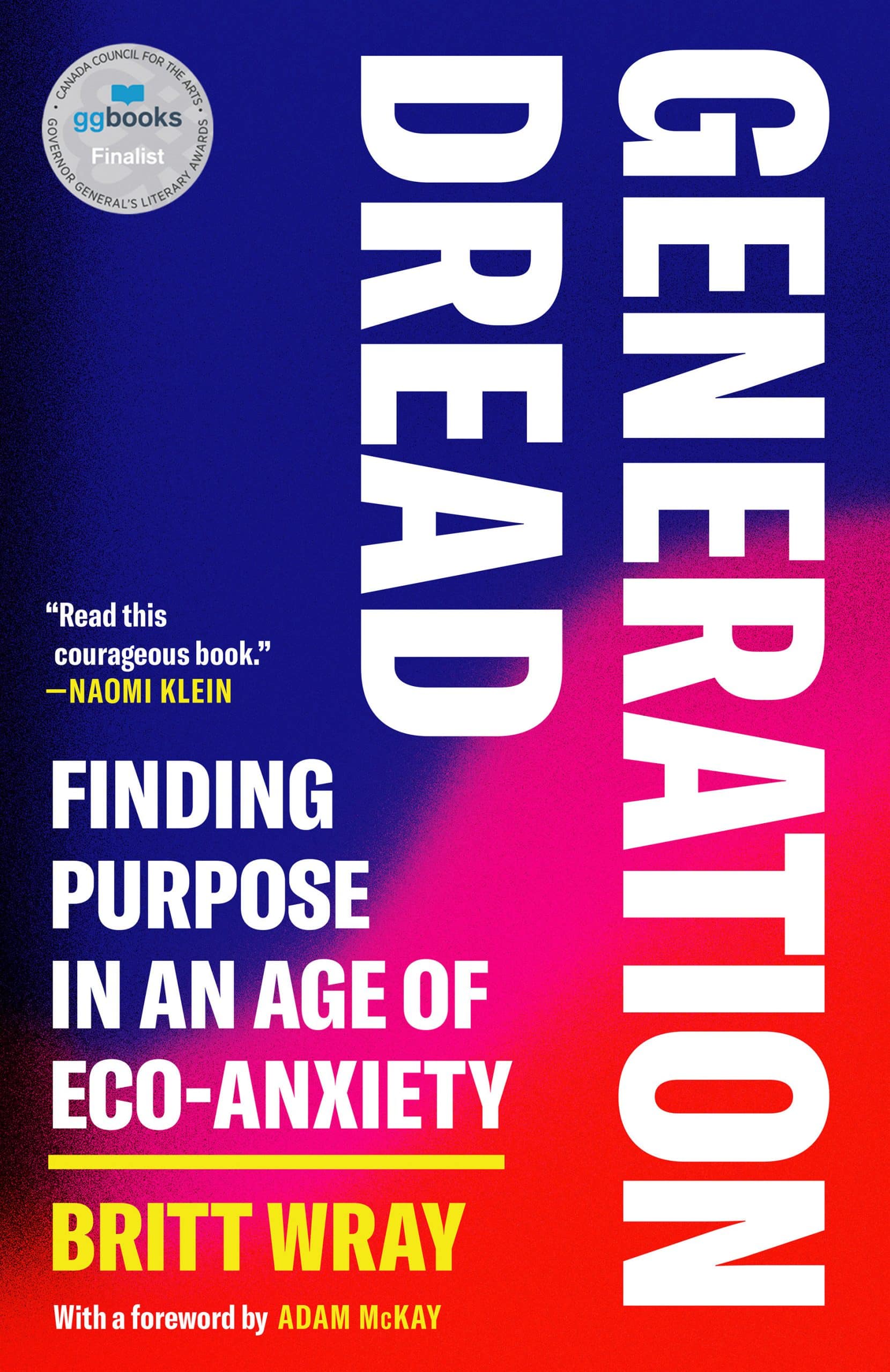 9781039008977 Generation Dread: Finding Purpose in an Age of Eco-Anxiety
