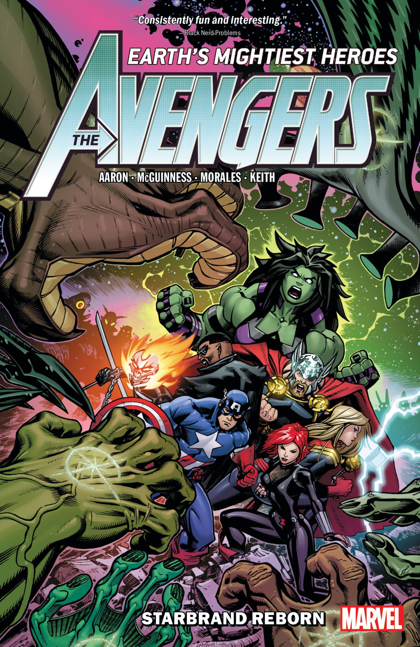 9781302920944 AVENGERS BY JASON AARON VOL. 6: STARBRAND REBORN