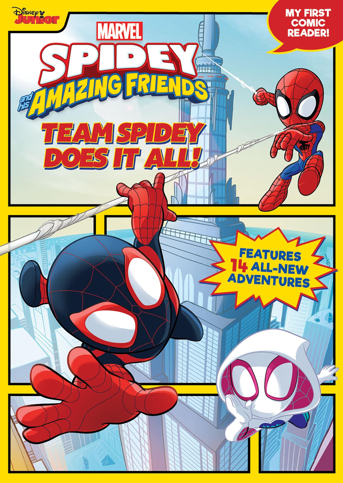 9781368076074 Spidey and His Amazing Friends: Team Spidey Does It All!: My First Comic Reader!