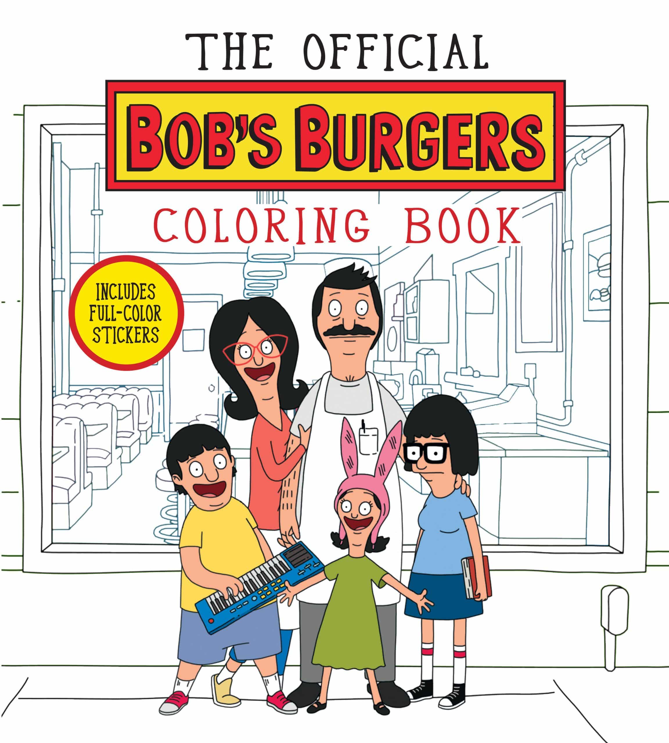 9781368101011 The Official Bob's Burgers Coloring Book