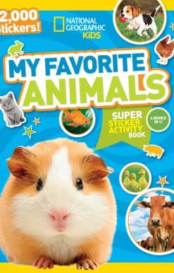 National Geographic Kids My Favorite Animals Super Sticker Activity Book