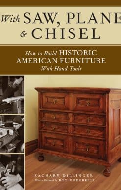 With Saw, Plane and Chisel: Building Historic American Furniture With Hand Tools
