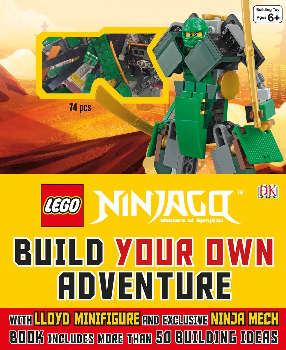 9781465435903 LEGO® NINJAGO: Build Your Own Adventure: With Lloyd Minifigure and Exclusive Ninja Merch, Book Includes More Than 50 Buil