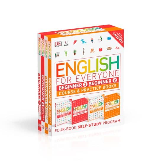 English for Everyone: Beginner Box Set: Course and Practice Books—Four-Book Self-Study Program