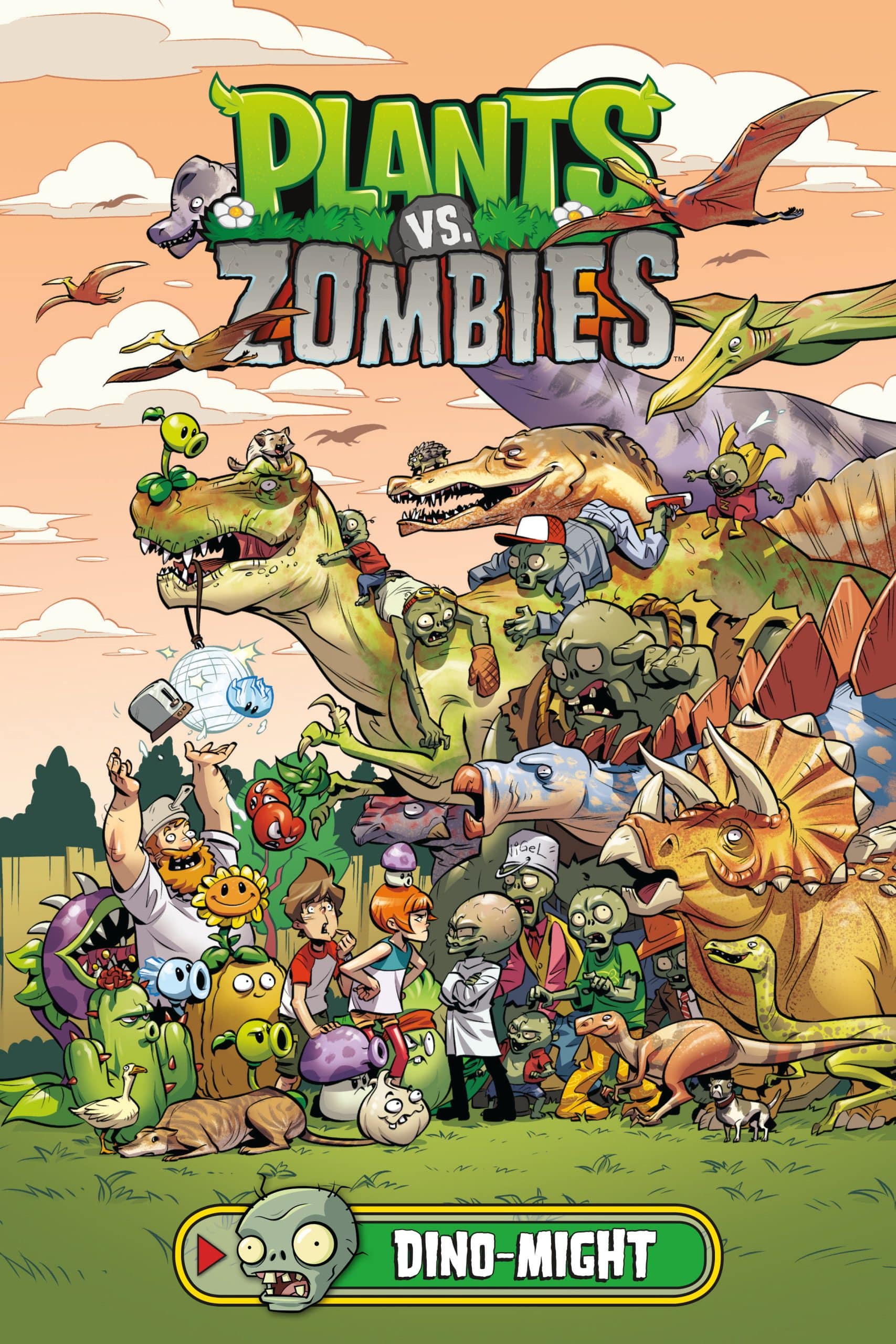9781506708386 Plants vs. Zombies Volume 12: Dino-Might
