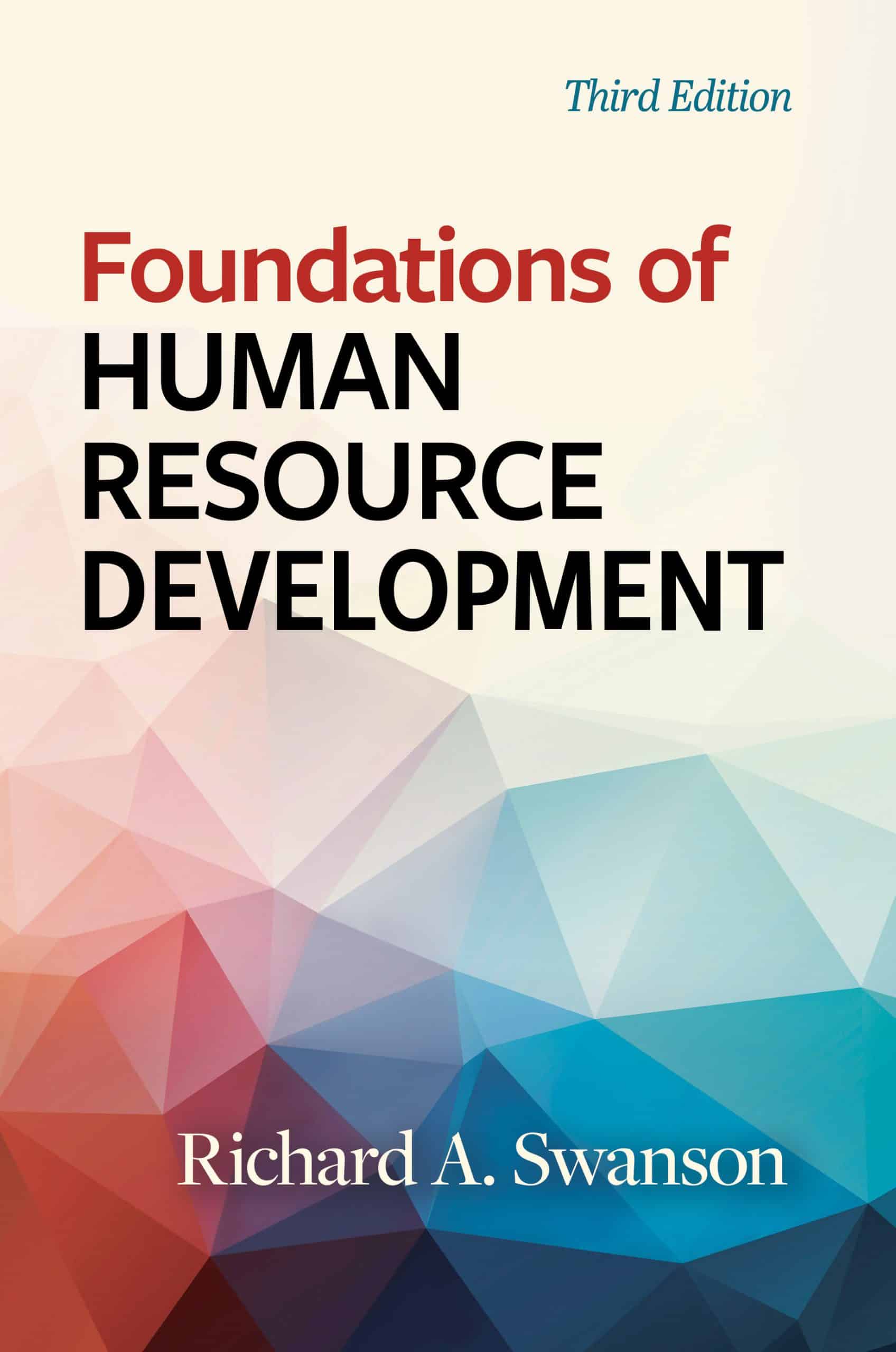 9781523092093 Foundations of Human Resource Development, Third Edition