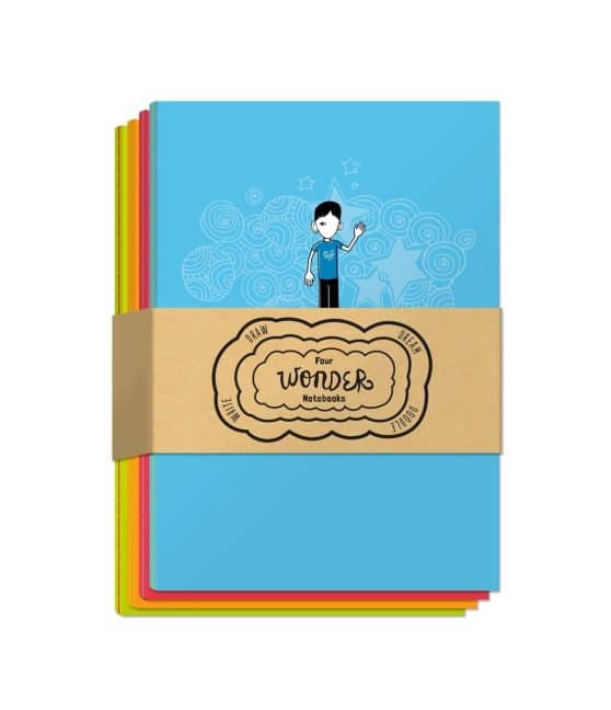 Four Wonder Notebooks: Draw, Dream, Doodle, and Write