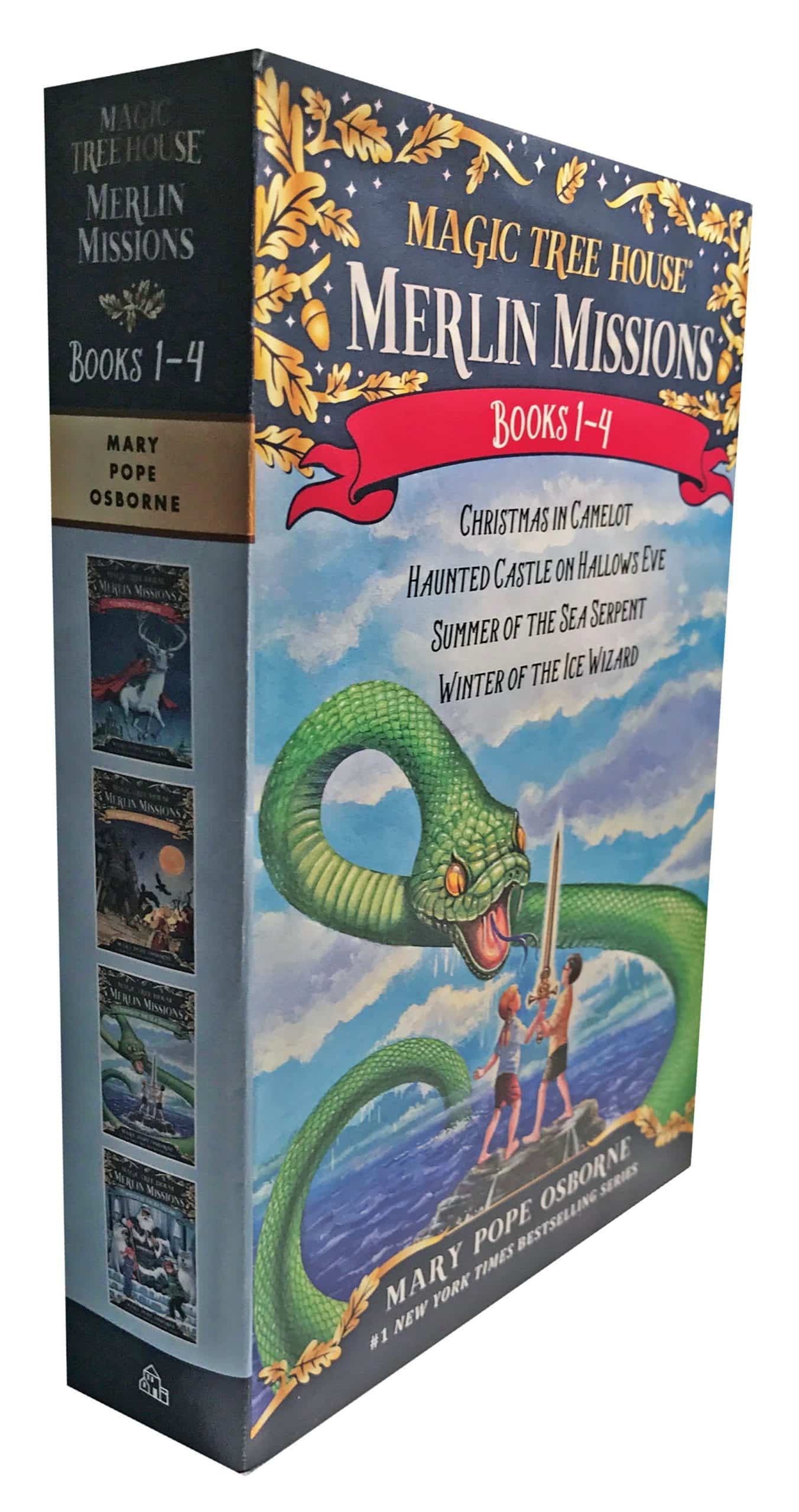 Magic Tree House Merlin Missions Books 1-4 Boxed Set: