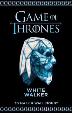 Game of Thrones Mask: White Walker (3D Mask & Wall Mount)