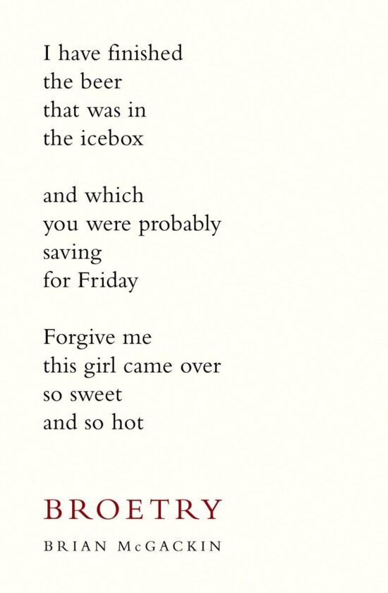 Poetry for Dudes: Broetry