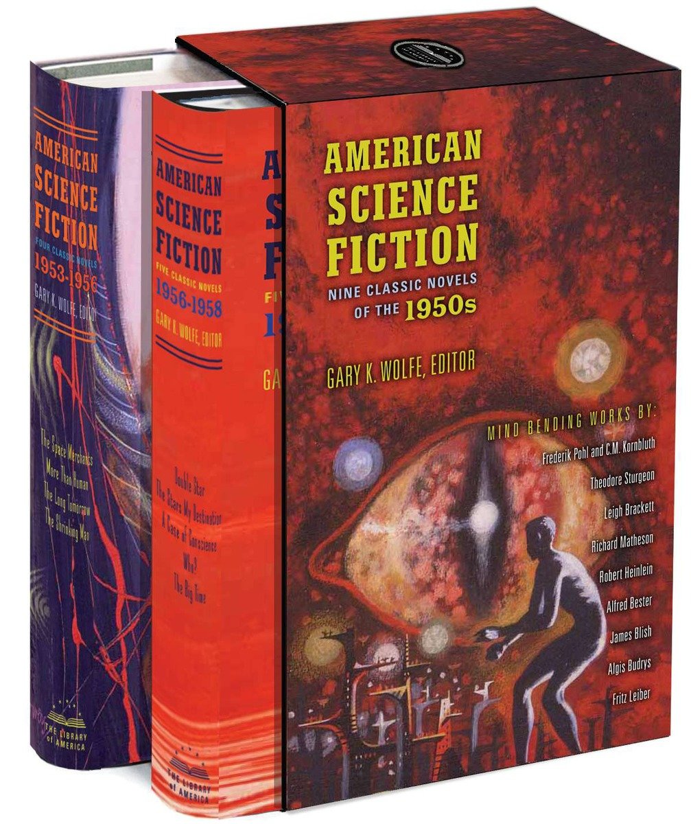 9781598531572 American Science Fiction: Nine Classic Novels of the 1950s: A Library of America Boxed Set
