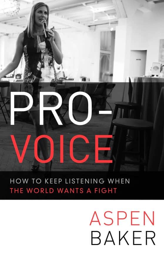 How to Keep Listening When the World Wants a Fight: Pro-Voice
