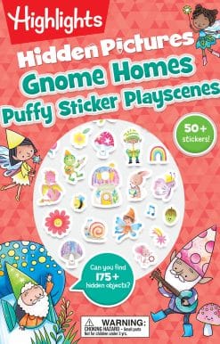 Gnome Homes Hidden Pictures Puffy Sticker Playscenes
