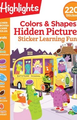 Colors & Shapes Hidden Pictures Sticker Learning Fun