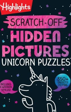Scratch-Off Hidden Pictures Unicorn Puzzles